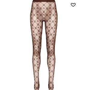 Marine Serre monogrammed tights